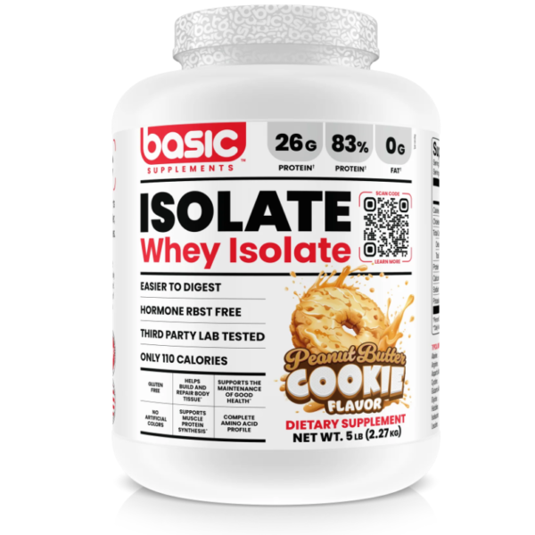 Basic Supplements Isolate 5Lbs P.B. Cookie