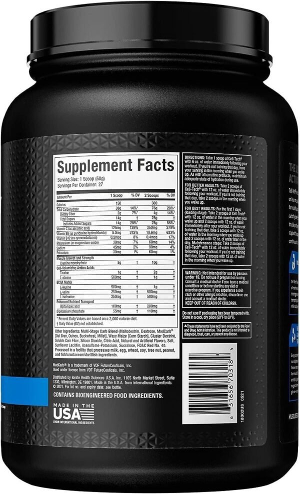 Cell-Tech 3Lbs Fruit Punch - Imagen 2