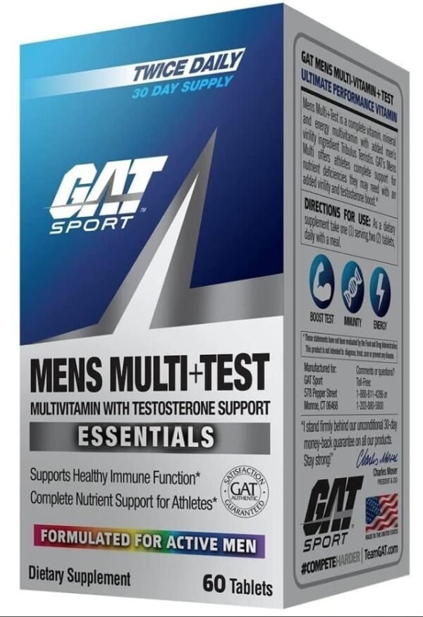 Gat Sport Men'S Multi +Test 60 Tablets - Imagen 2
