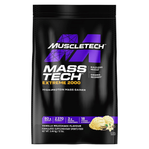 Mass-Tech Extreme 2000 12Lbs Vanilla Milkshake
