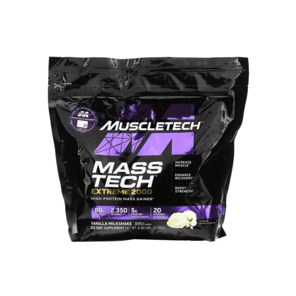 Mass-Tech Extreme 2000 6Lbs Vanilla Milkshake