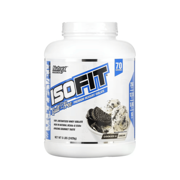 Nutrex Isofit 5Lbs Cookies And Cream