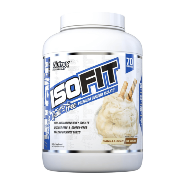 Nutrex Isofit 5Lbs Vanilla Bean Ice Cream