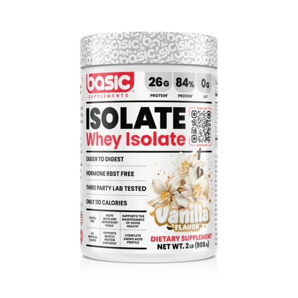 Basic Supplements Isolate 2Lbs Vanilla