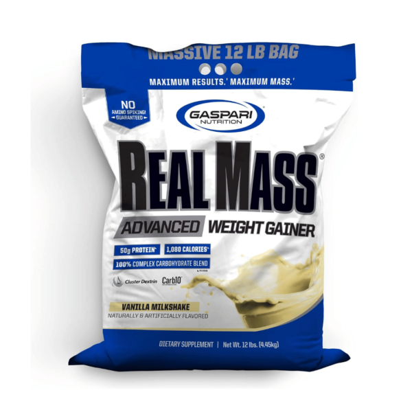 Gaspari Real Mass Gainer 12Lbs Vainilla