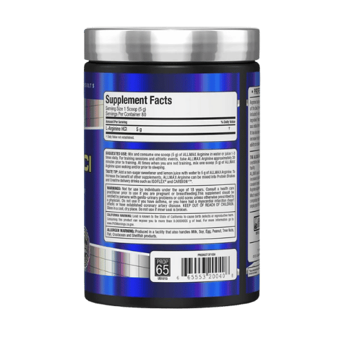 Allmax Nutrition Arginine 400G - Imagen 2