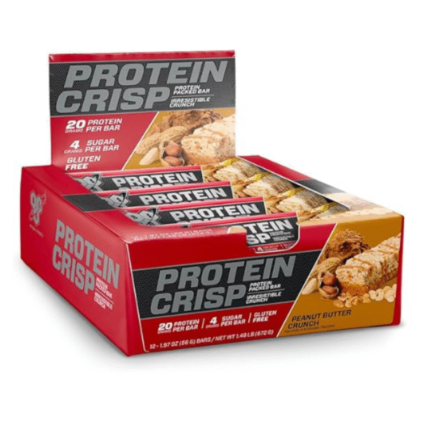 Caja De Barra Bsn Peanuth Butter Crunch 12 Barras
