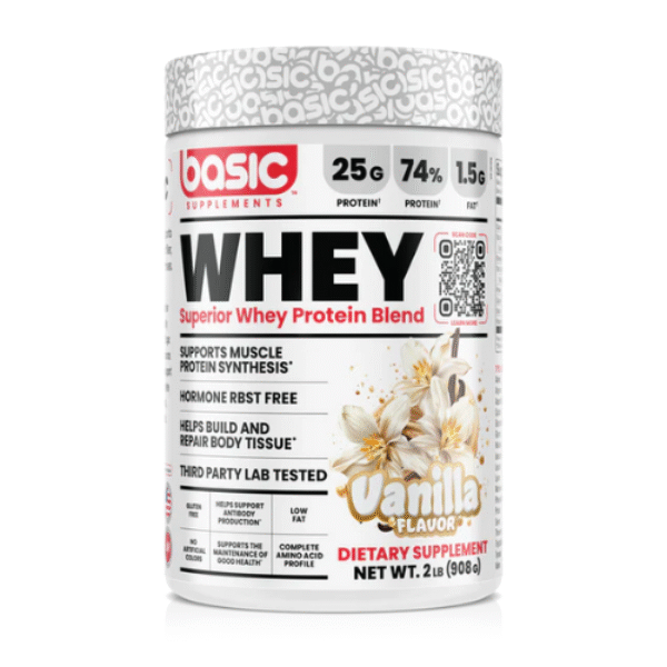 Basic Supplement Whey 2 Lbs Vainilla