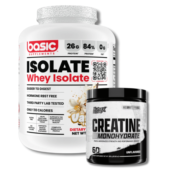 Combo 2 - Iso BASIC supplement 5 libras + Creatine nutrex 60 servidas ( Gratis )