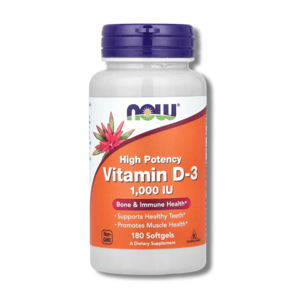 Vitamina D3 1,000 Iu 180 Capsulas