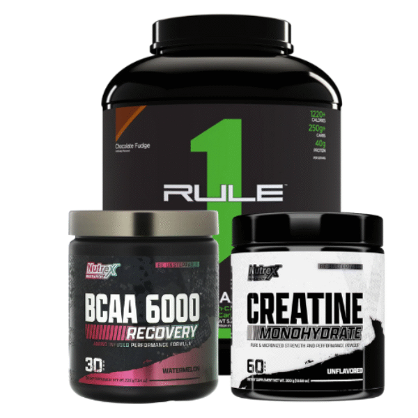 Combo Web 4 - R1 Mass Gainer + Creatine Nutrex + Bcaa 6000