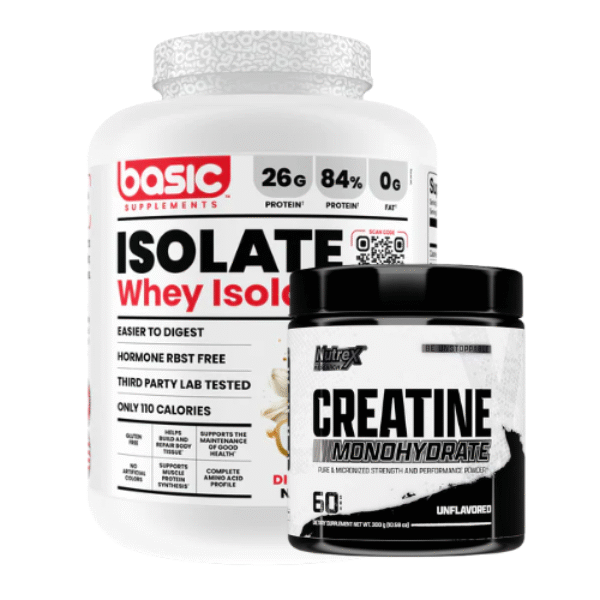 Combo Web 5 - Iso Basic Supplement 5 lb  + Creatine Nutrex 60 servidas (Gratis)