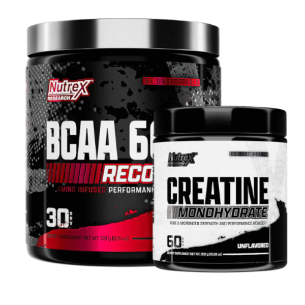Combo Web 9 - Creatine nutrex  60 servidas +  Bcaa 6000 30 servidas
