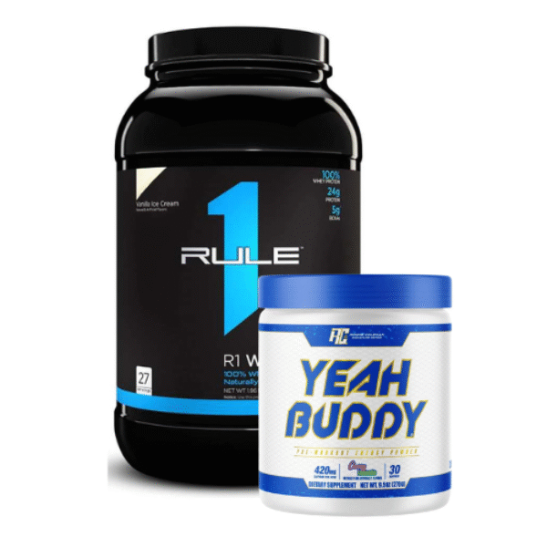 Combo Web 8 - Proteína R1 Whey 2 libras + Pre entreno Yeah Body  RC , 30 servidas