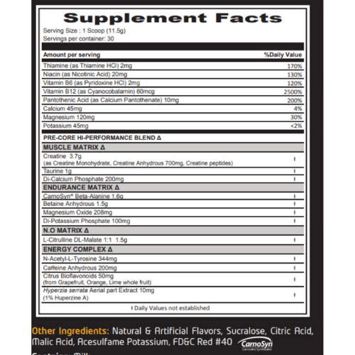 R1 Roar Pre Workout Fruit Punch 30 Servidas - Imagen 2