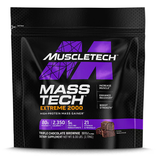 Mass Tech Extreme 2000 muscletech, chocolate , 6 Libras .
