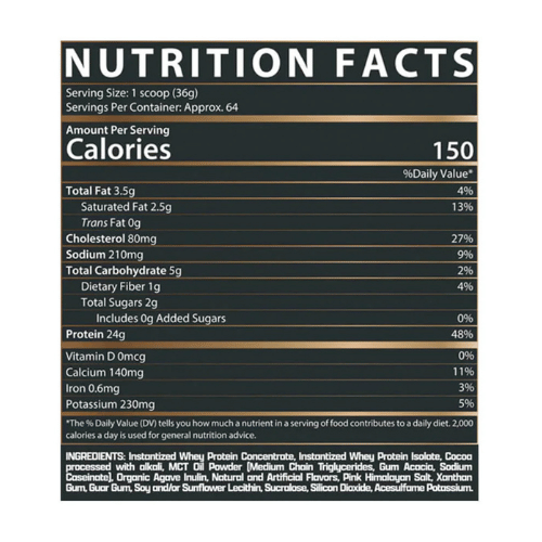 100% Whey Chocolate 5 Libras - Imagen 2