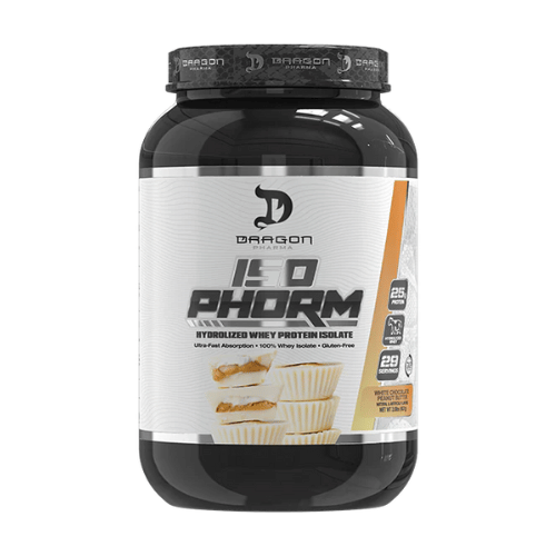ISO PHORM Dragon Pharma 2 Lbs Chocolate Blanco con Mani