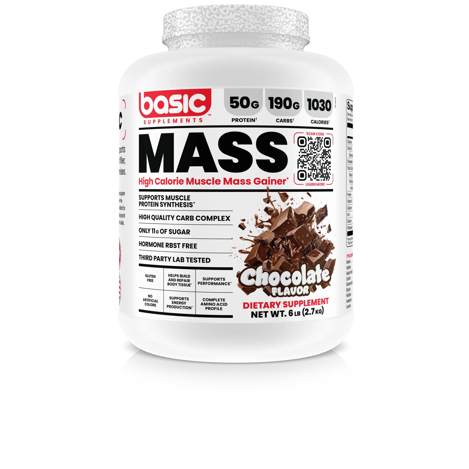 Basic Suplement MASS 6 Lbs Chocolate