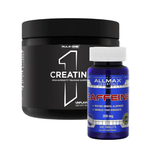 Combo web 15 Creatina Rule 1 + Cafeína