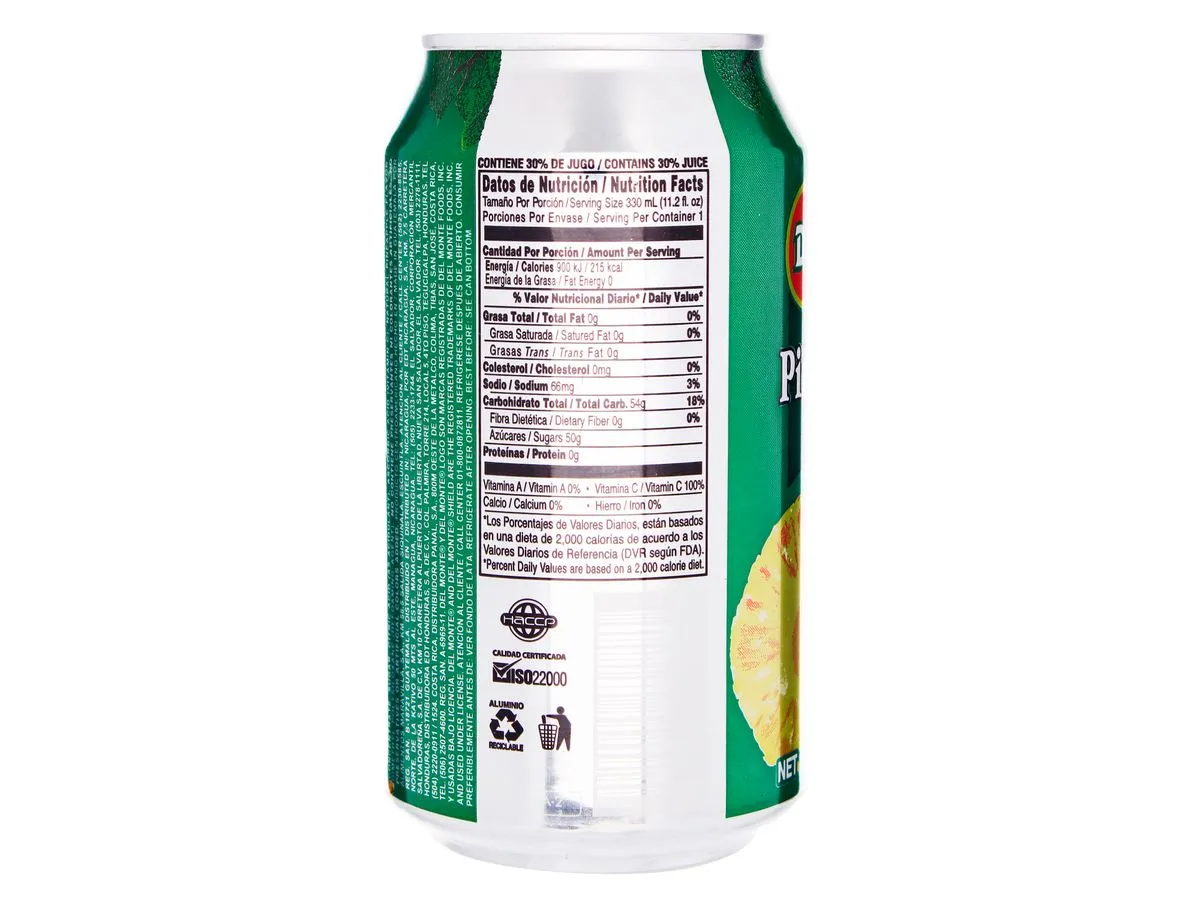 Jugo Del Monte Piña 330 ml - Imagen 2