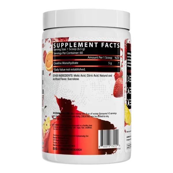 Creatine Monohidratate 60 servidas Strawberry Waterm - Imagen 2